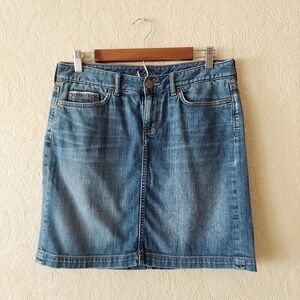 Eddie Bauer denim skirt mini medium wash size 4